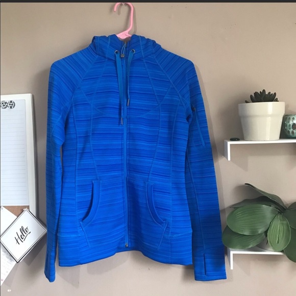 Athleta Jackets & Blazers - ATHLETA Strength Hoodie Fleece Lined Thumb Hole